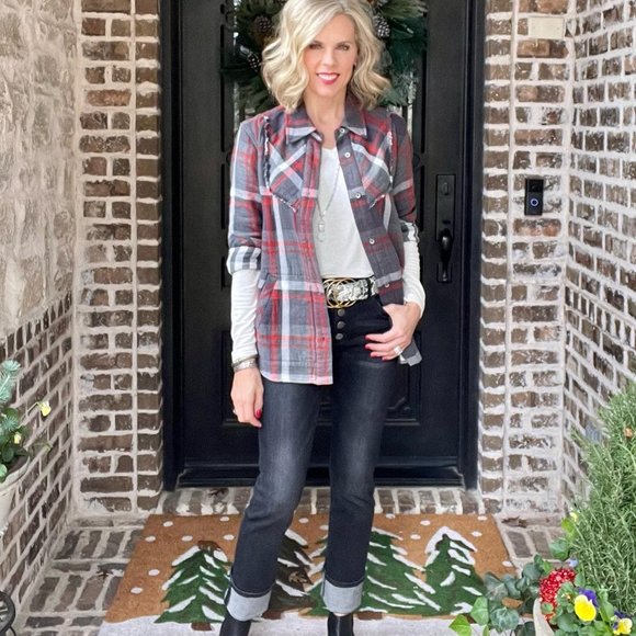 Cabi 4149 Button Fly Straight Jeans Fall 2021 Size 8 EUC - Picture 10 of 10